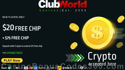 club world casino free no deposit bonus codes