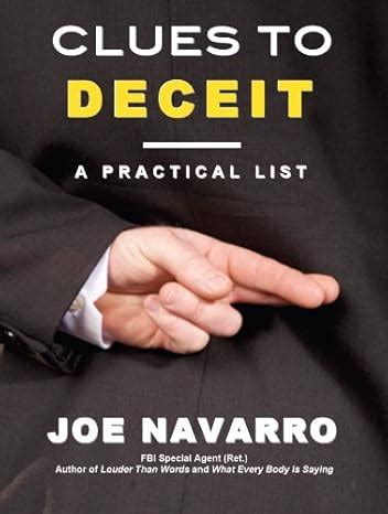 Clues To Deceit A Practical List Download