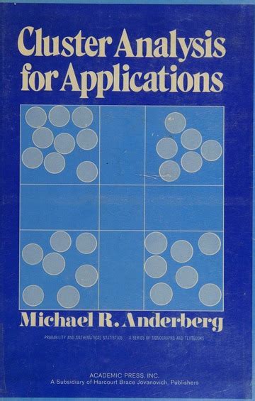 Cluster Analysis For Applications Anderberg