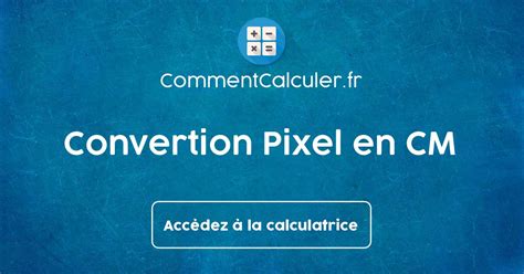 Cm En Pixel