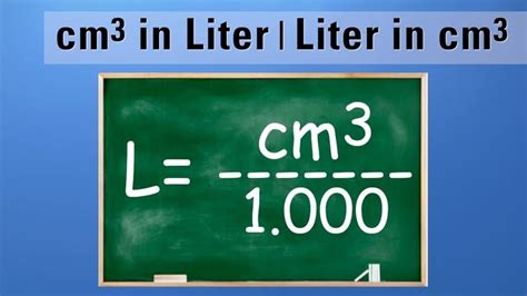 Cm3 To Litres