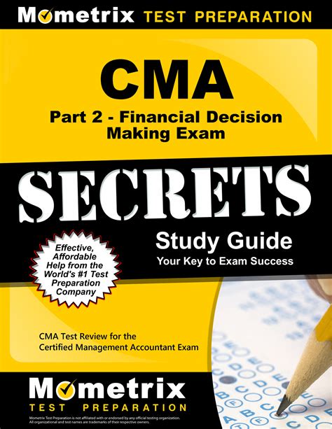 Download Cma Part 2 Financial Decision Making Exam Secrets Study Guide Cma Test Review For The Certified Management Accountant Exam 