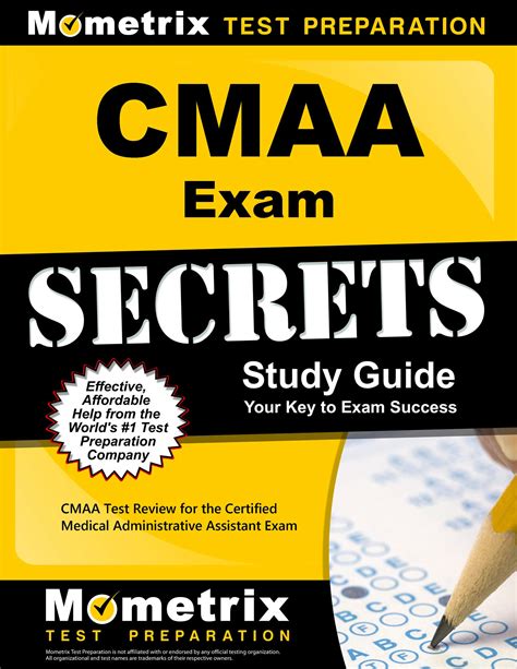 Cmaa Test 2015 Study Guide