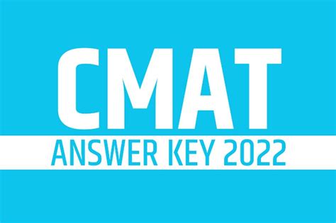 Cmat 2022 Answer Key
