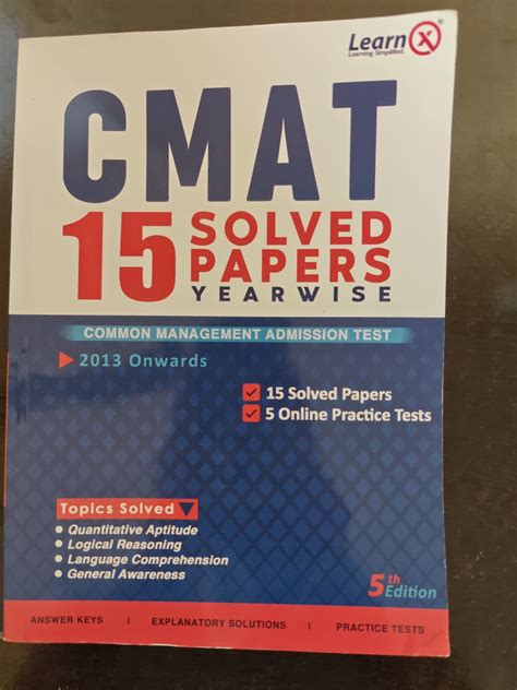 Read Cmat Solved Papers 