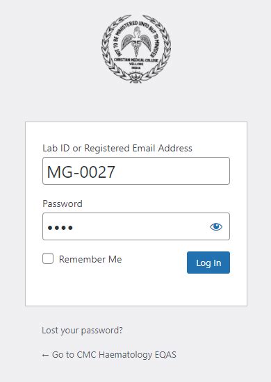 Cmc Eqas Login