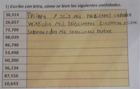 Cómo Se Escribe Con Letra