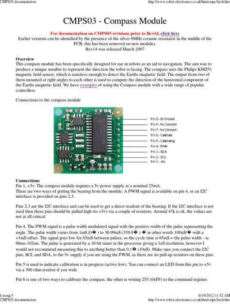 Cmps03 Compass Module