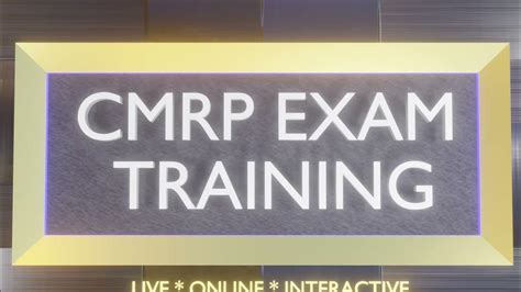 Read Online Cmrp Exam Preparation 