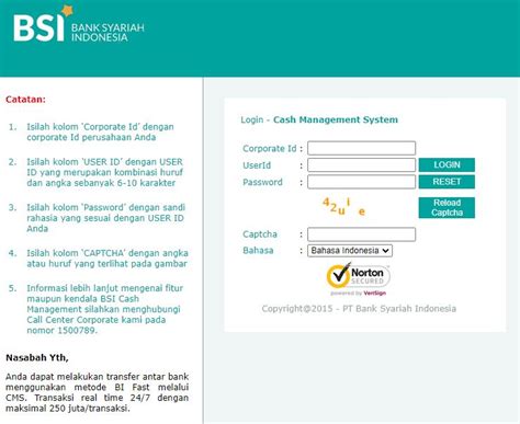 CMS BSI LOGIN - Cara Login CMS BSI Bank Syariah Indonesia