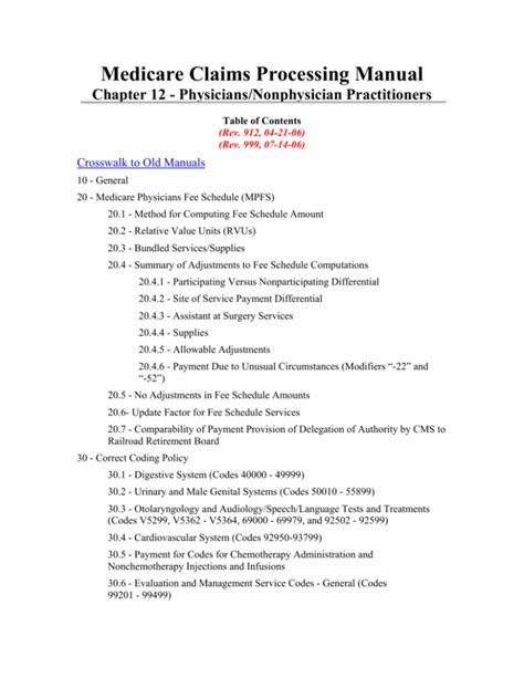 Download Cms Claims Processing Manual Chapter 25 