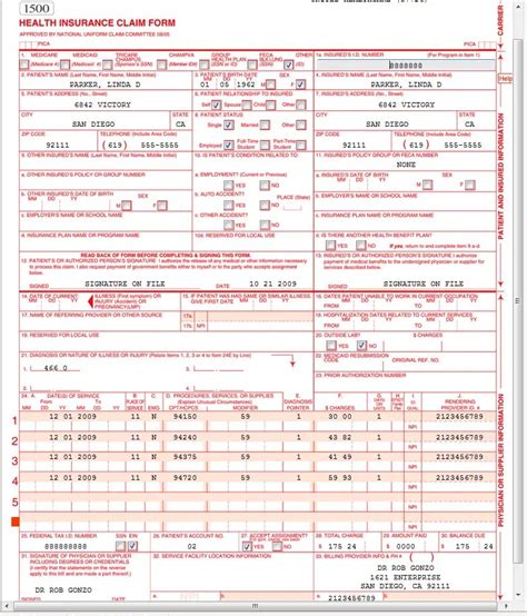 cms1500claimformsample CASO Document Management