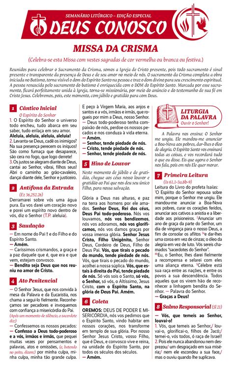 Cânticos Da Missa