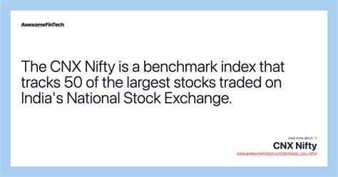 Cnx Nifty 50