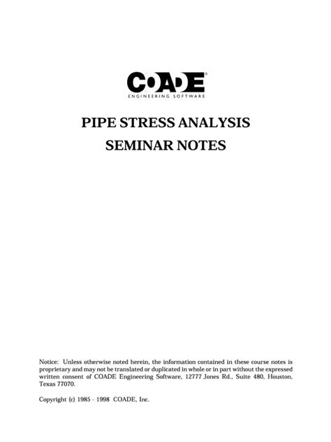 coade seminar notes