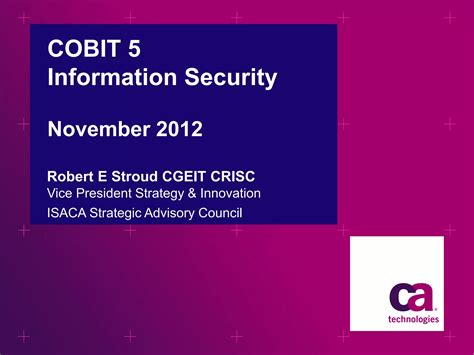 Full Download Cobit 5 Information Security Mybooklibrary 