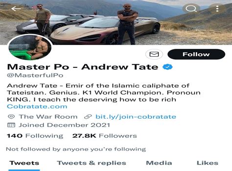 cobratate twitter | Cobra Tate Twitter Pin Pinterest