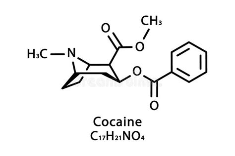 Cocaine Molecular Structure