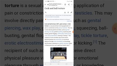 Cock and Ball Torture Wikipedia zwye