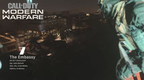 Cod Modern Warfare Walkthrough The Embassy