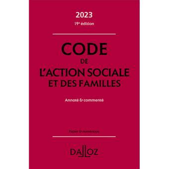 code de l action sociale et des familles textes m
