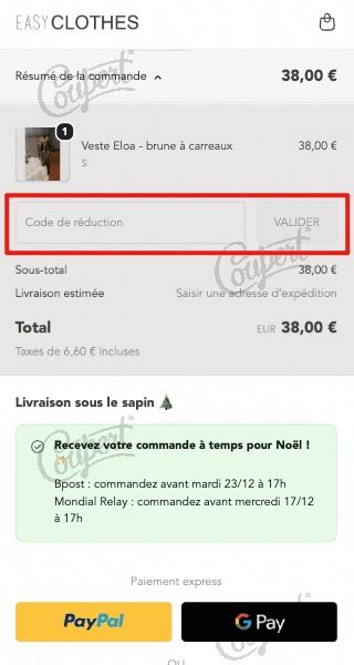 Code Promo Easy Clothes