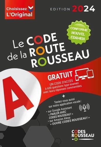 code rousseau de la route b 2016