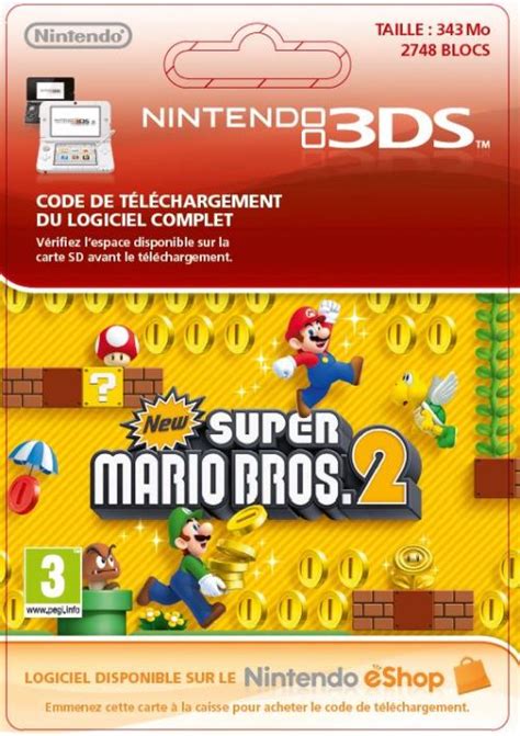 Code Téléchargement 3ds Gratuit   Club Nintendo Un Jeu 3ds Offert Pour 3 - Code Téléchargement 3ds Gratuit