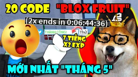 code x2 kinh nghiệm blox fruit | Code Blox Fruit Blox Piece thng 082025