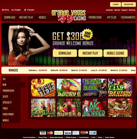 codes bonus gratuits du casino grande vegas