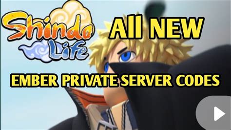 Shindo Life Private Server Codes.