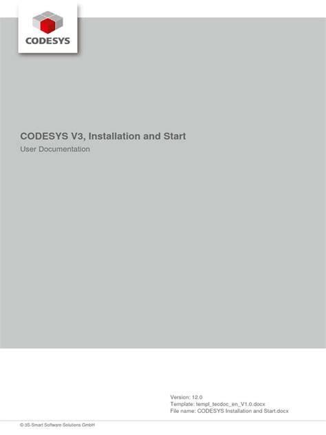 Codesys V3 X Installation And First Start Infoplc