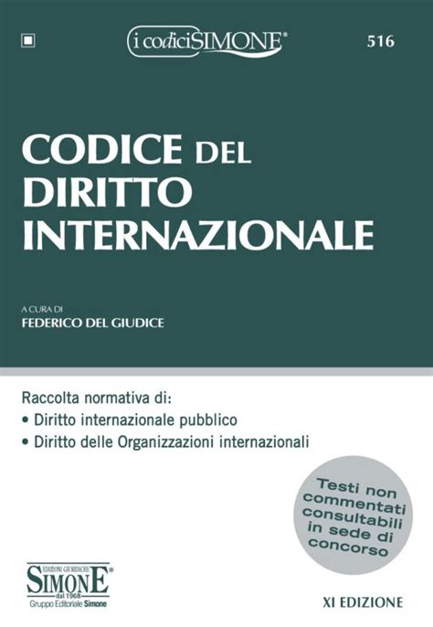 Codice Del Diritto E Delle Organizzazioni Internazionali