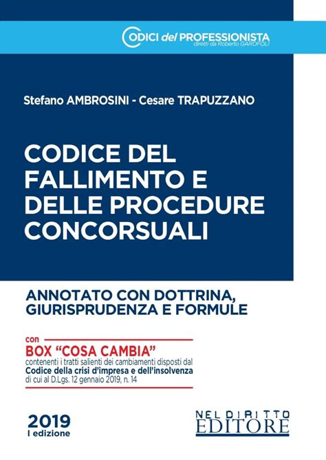 Codice Del Fallimento E Delle Altre Procedure Concorsuali