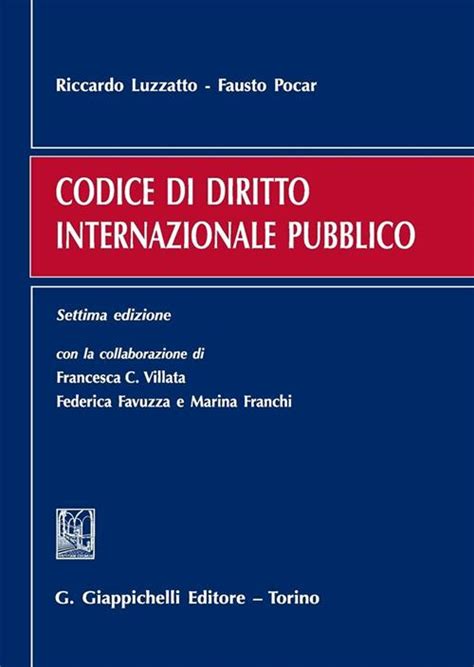 Codice Di Diritto Internazionale Pubblico