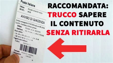 codice raccomandata inps