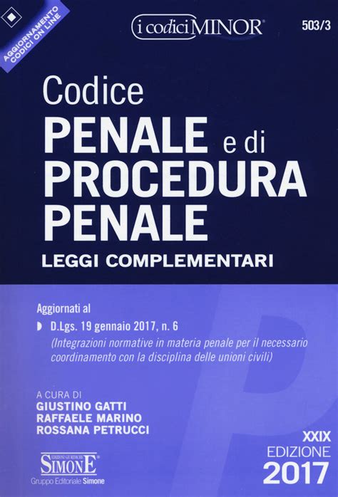 Download Codice Penale E Di Procedura Penale E Leggi Complementari Prima Edizione 2018 Collana Pocket 