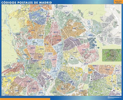 Codigo Postales Madrid Mapa