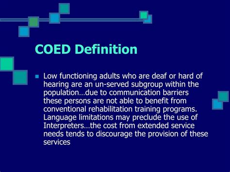 coed definition