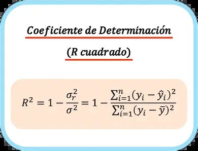 Coeficiente De Determinacion