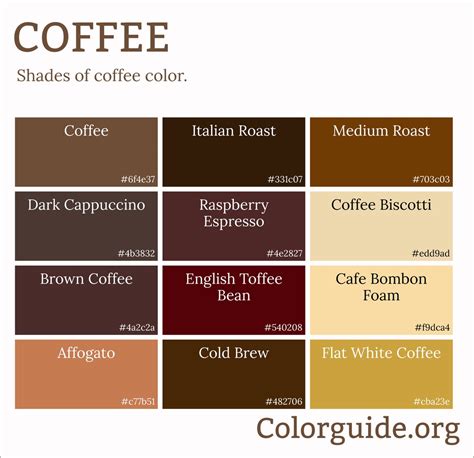 coffee color