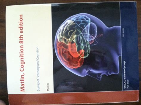 Read Online Cognitive 8Th Edition Matlin 