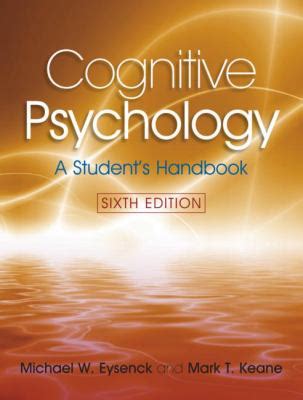 Read Cognitive Psychology Handbook 6Th Edition 