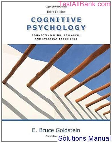 Download Cognitive Psychology Third Edition Goldstein 