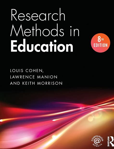 Cohen Manion Morrison Research Methods In Education