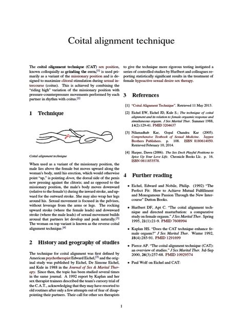 Coital Alignment Technique