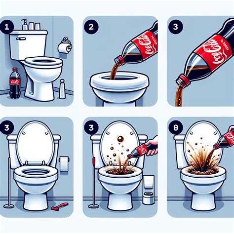 cola in de wc