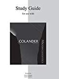 Read Colander Microeconomics 8Th Edition Solutions 