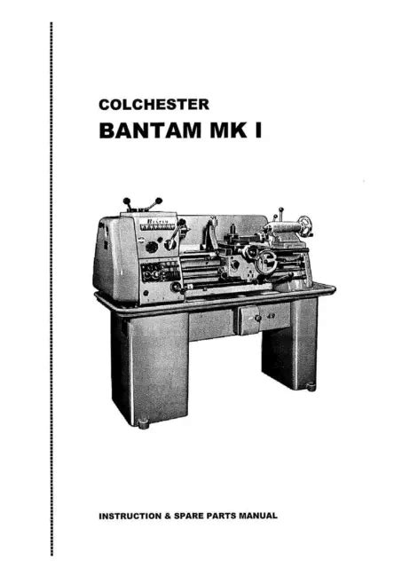 Full Download Colchester Bantam Lathe Manual Pdf 