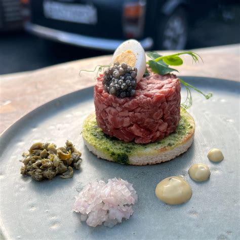 cold: kobe wagyu tartare kobe wagyu tartare baby watercres